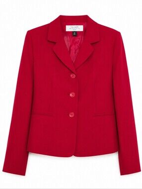 Tahari Arthur S. Levine Petite Red Blazer – Size 14P